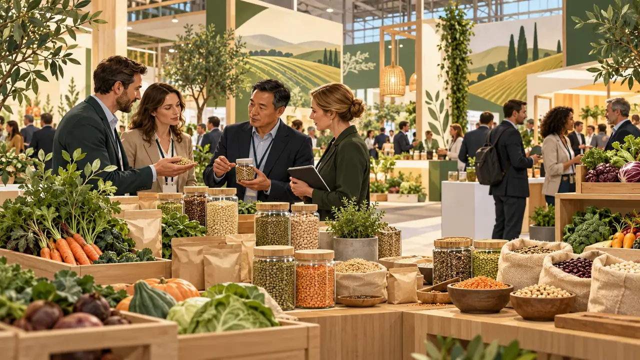 Ilustracja: Produkcja i rynek ekologiczny, BIOFACH