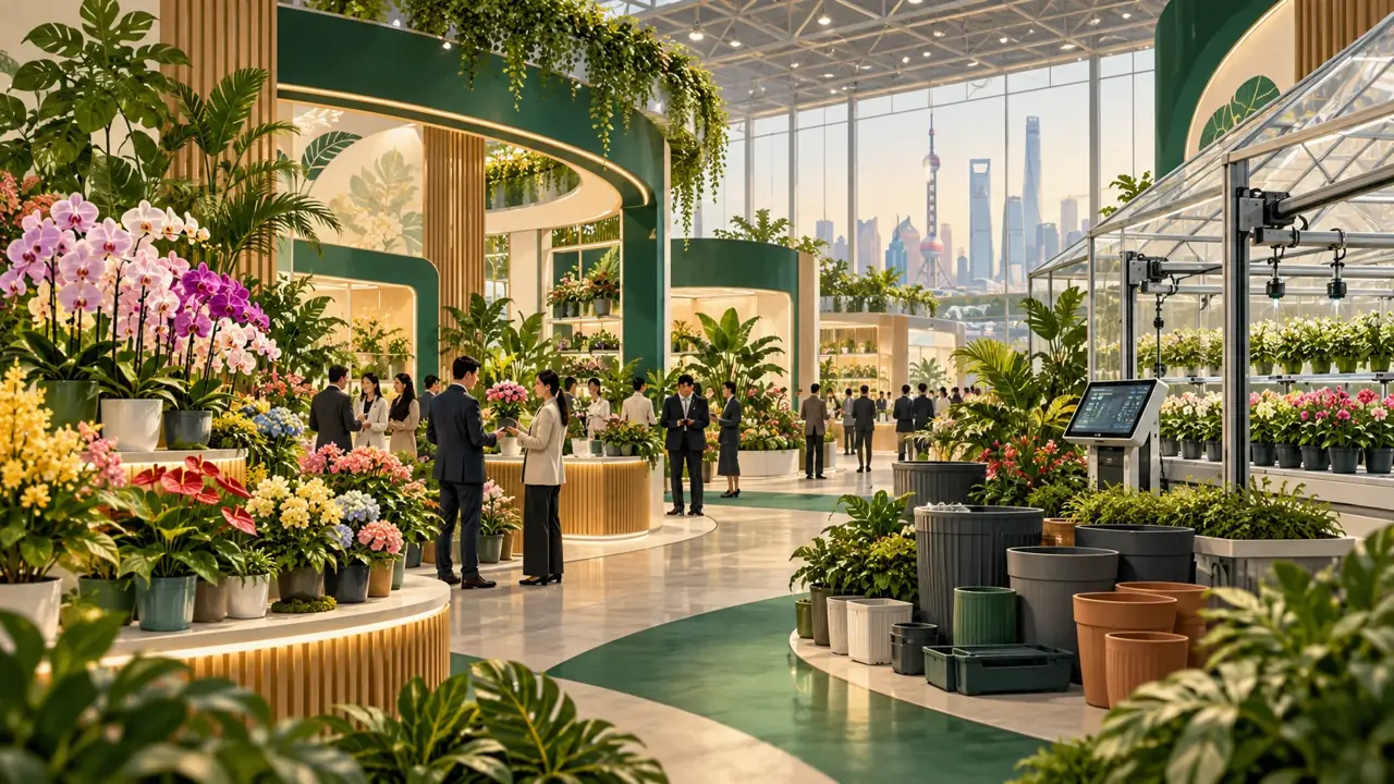 Ilustracja: Ogrodnictwo i produkcja pod osłonami, Hortiflorexpo IPM Shanghai