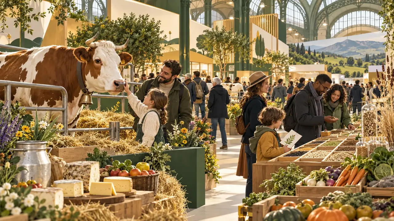 Ilustracja: Rolnictwo i agrobiznes, Salon International de l’Agriculture