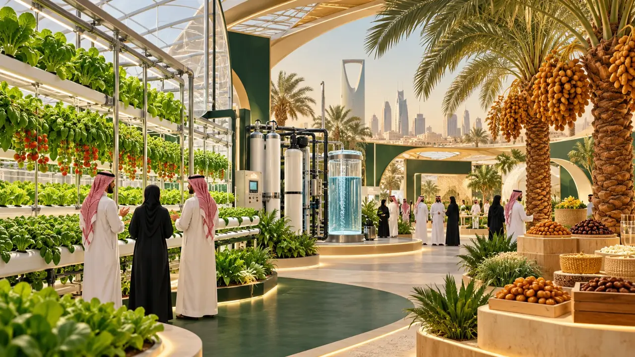 Ilustracja: Rolnictwo i agrobiznes, Saudi Agriculture