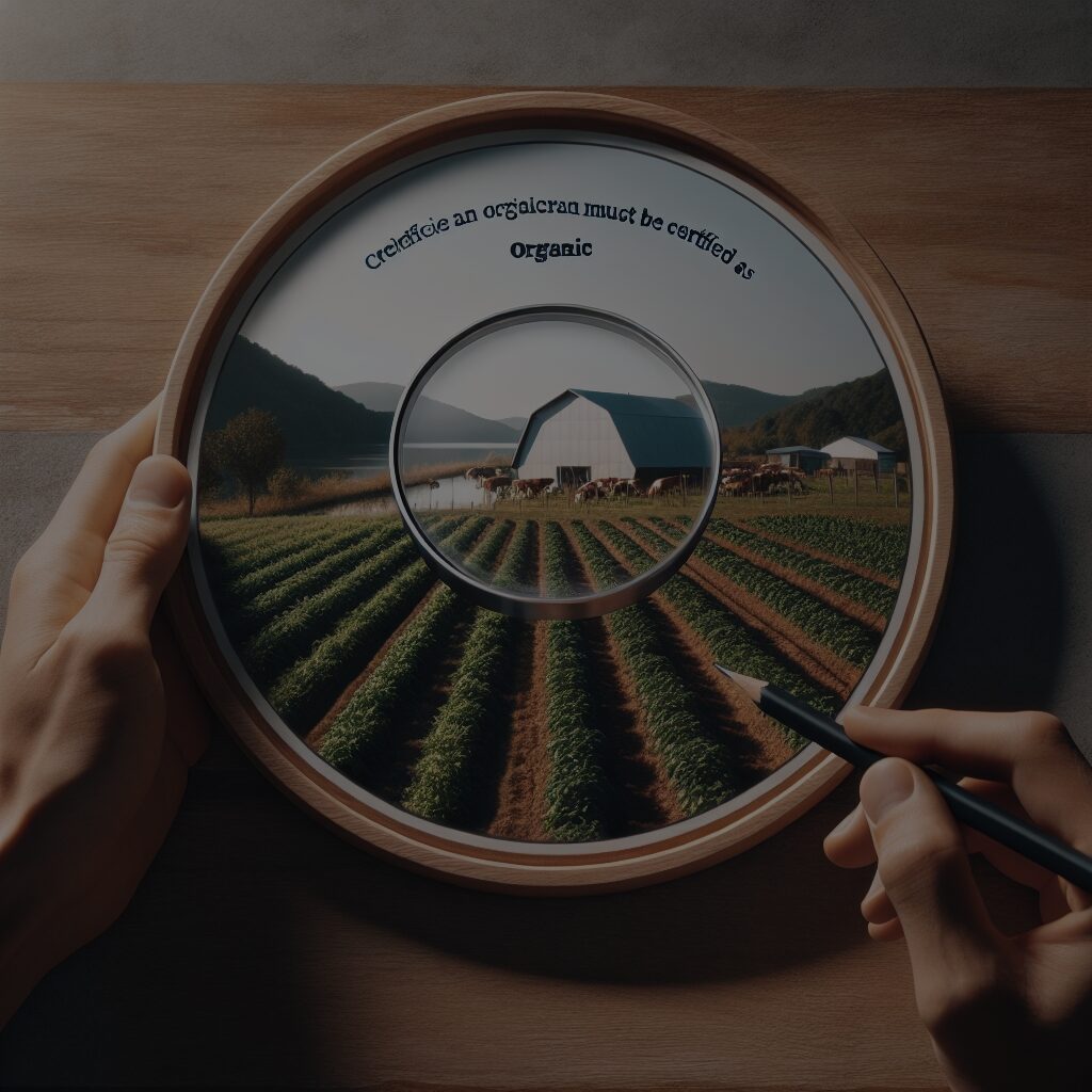 Jakie wymagania musi spełniać gospodarstwo, aby być certyfikowane jako ekologiczne?