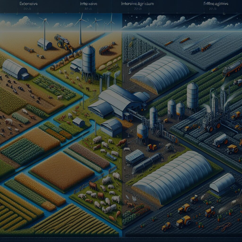 Porównanie efektywności produkcji w rolnictwie ekstensywnym i intensywnym