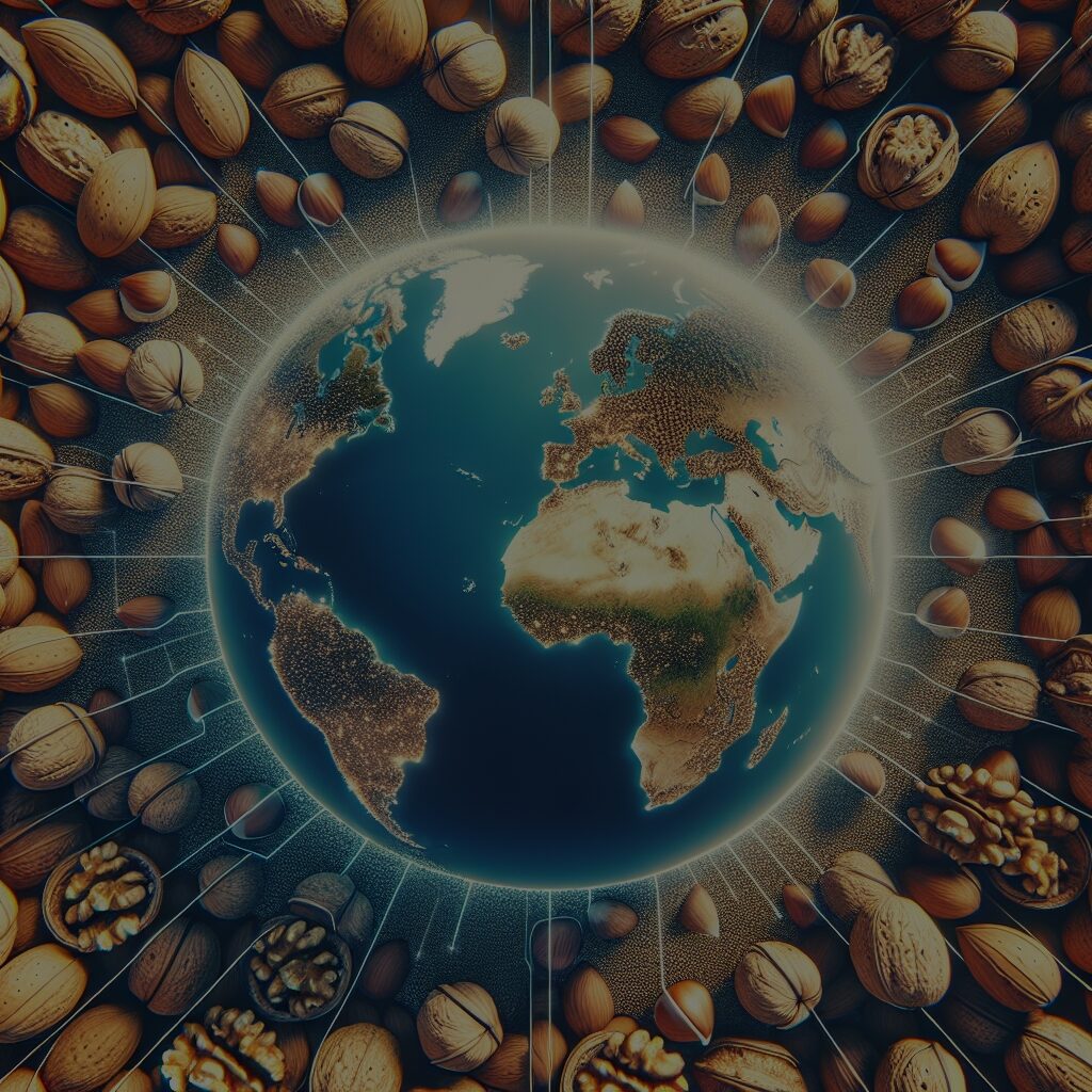 Największe rynki upraw orzechów na świecie – migdały, orzechy włoskie, laskowe