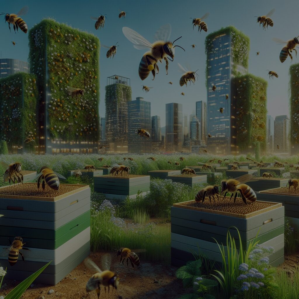 Rola pszczół i owadów zapylających w miejskim rolnictwie