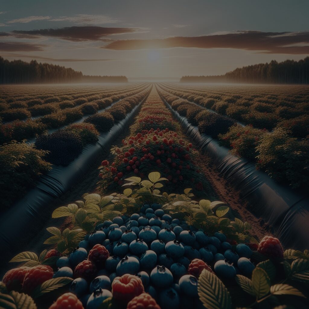 Produkcja owoców jagodowych w Polsce – rozwój rynku borówek, malin i jeżyn