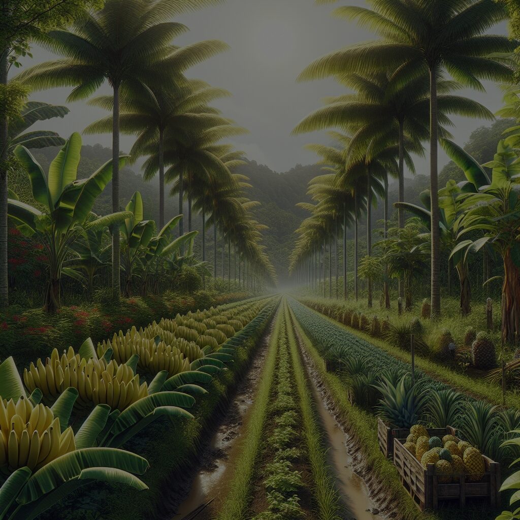 Jakie są wymagania klimatyczne dla upraw bananów, mango i ananasów?