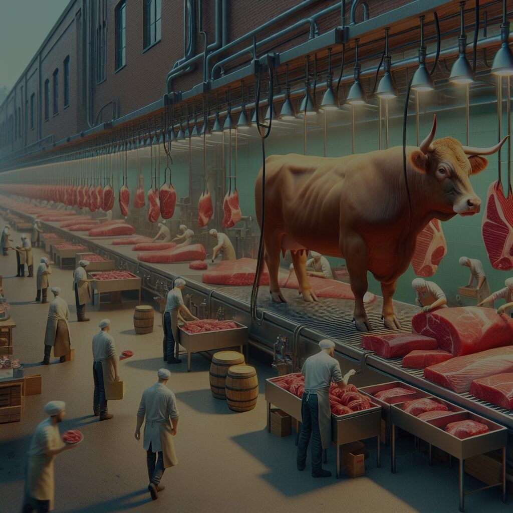 Procesy produkcji wołowiny – od hodowli po sprzedaż mięsa na rynku