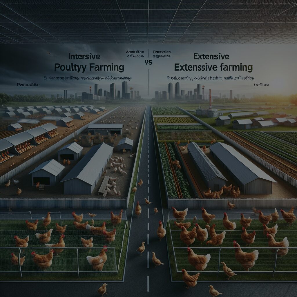 Porównanie intensywnej i ekstensywnej hodowli drobiu – zalety i wady