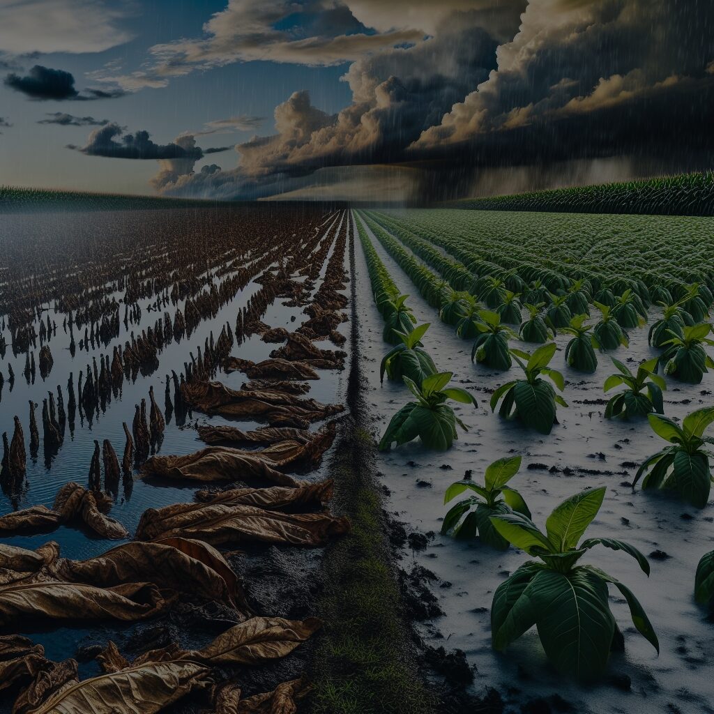 Wpływ zmian klimatycznych na uprawy tytoniu