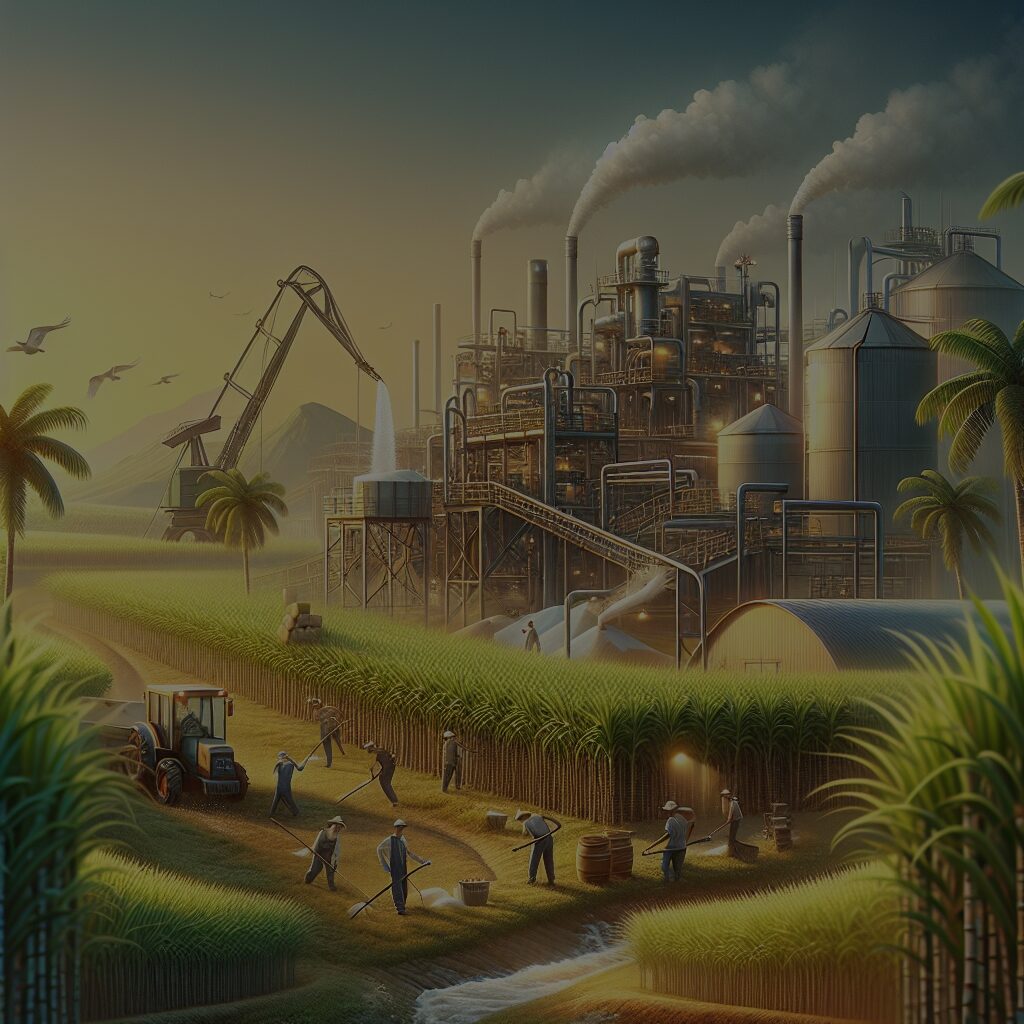 Proces produkcji cukru z trzciny cukrowej – od pola do cukrowni