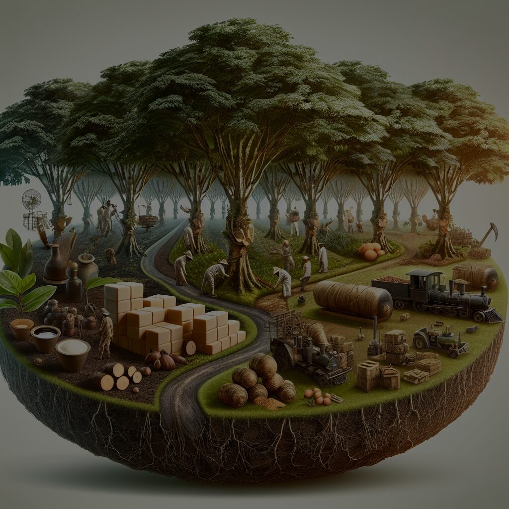 Historia upraw kauczuku – od drzew kauczukowych do globalnej produkcji