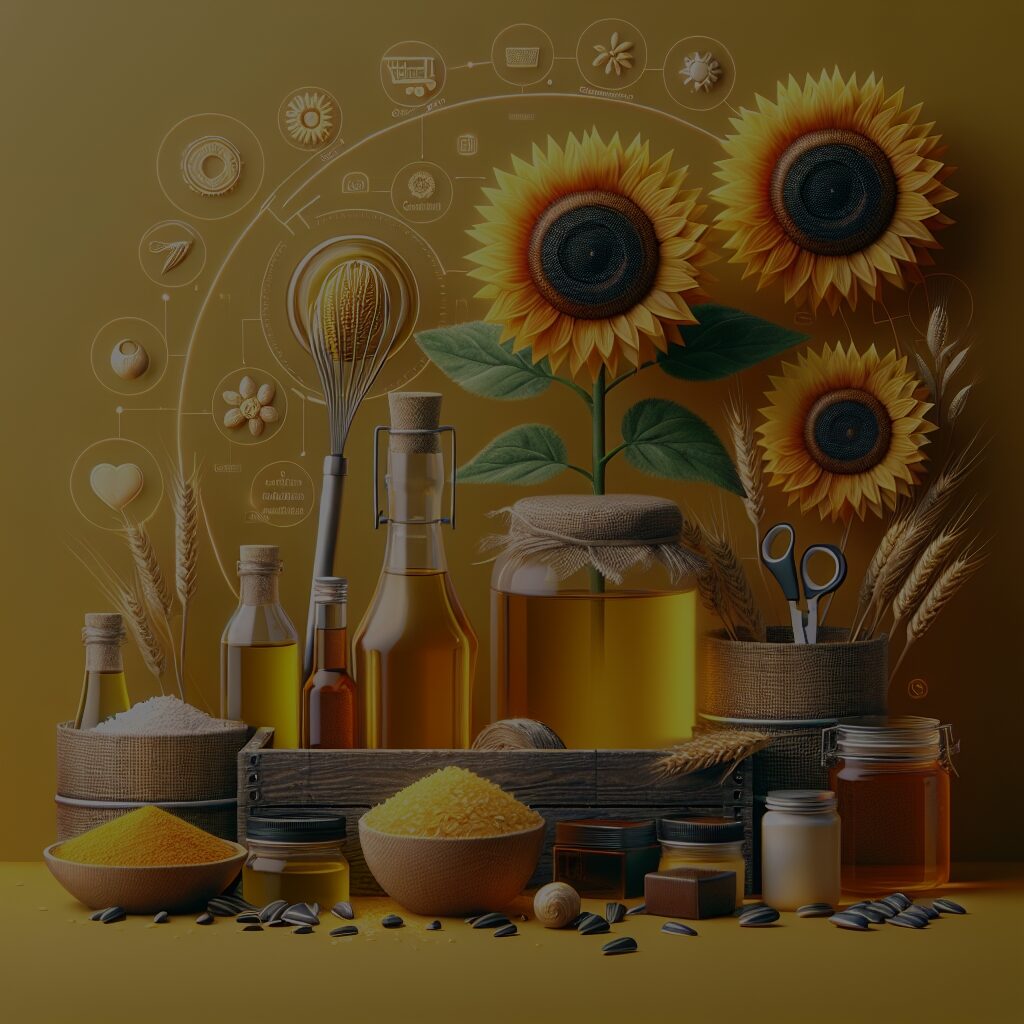 Zastosowanie oleju słonecznikowego – od przemysłu spożywczego po kosmetyki