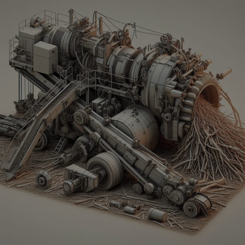 Maszyny do rozdrabniania gałęzi i resztek po przycinaniu drzew