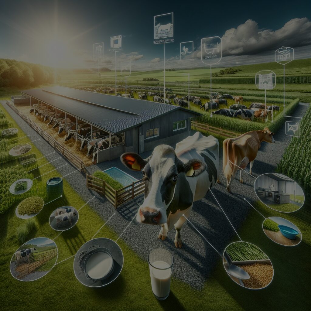 Jakie warunki bytowe są kluczowe dla zdrowia i wydajności krów mlecznych?