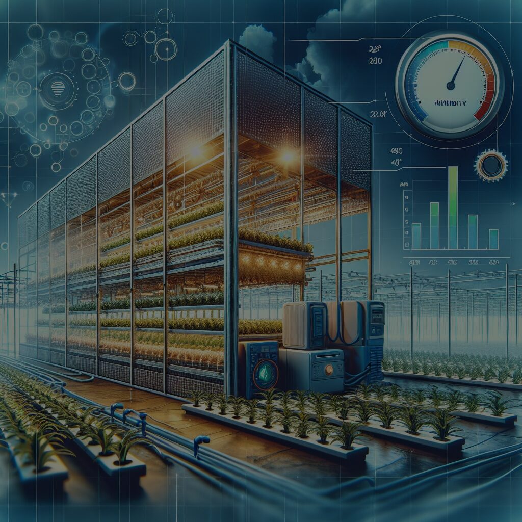 Kontrola temperatury i wilgotności w uprawach hydroponicznych