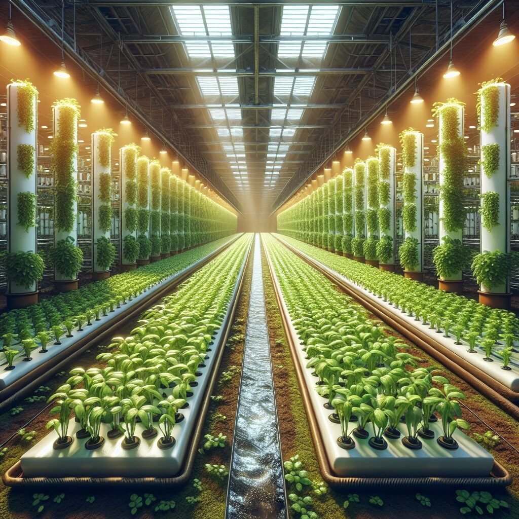 Przemysłowe zastosowania hydroponiki – uprawa roślin na dużą skalę