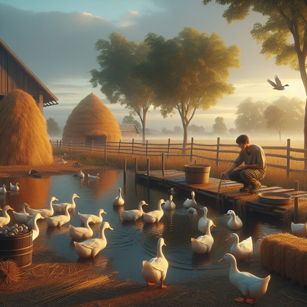 Karmienie kaczek – czym różni się od karmienia innych drobiu?