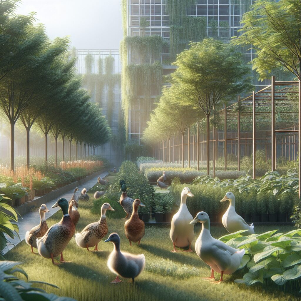 Kaczki w ogrodzie – jak hodować drób i jednocześnie chronić rośliny?