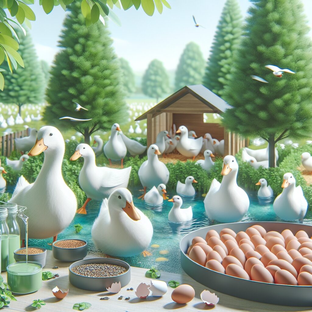 Jakie warunki zapewnić kaczkom, aby zwiększyć produkcję jaj?