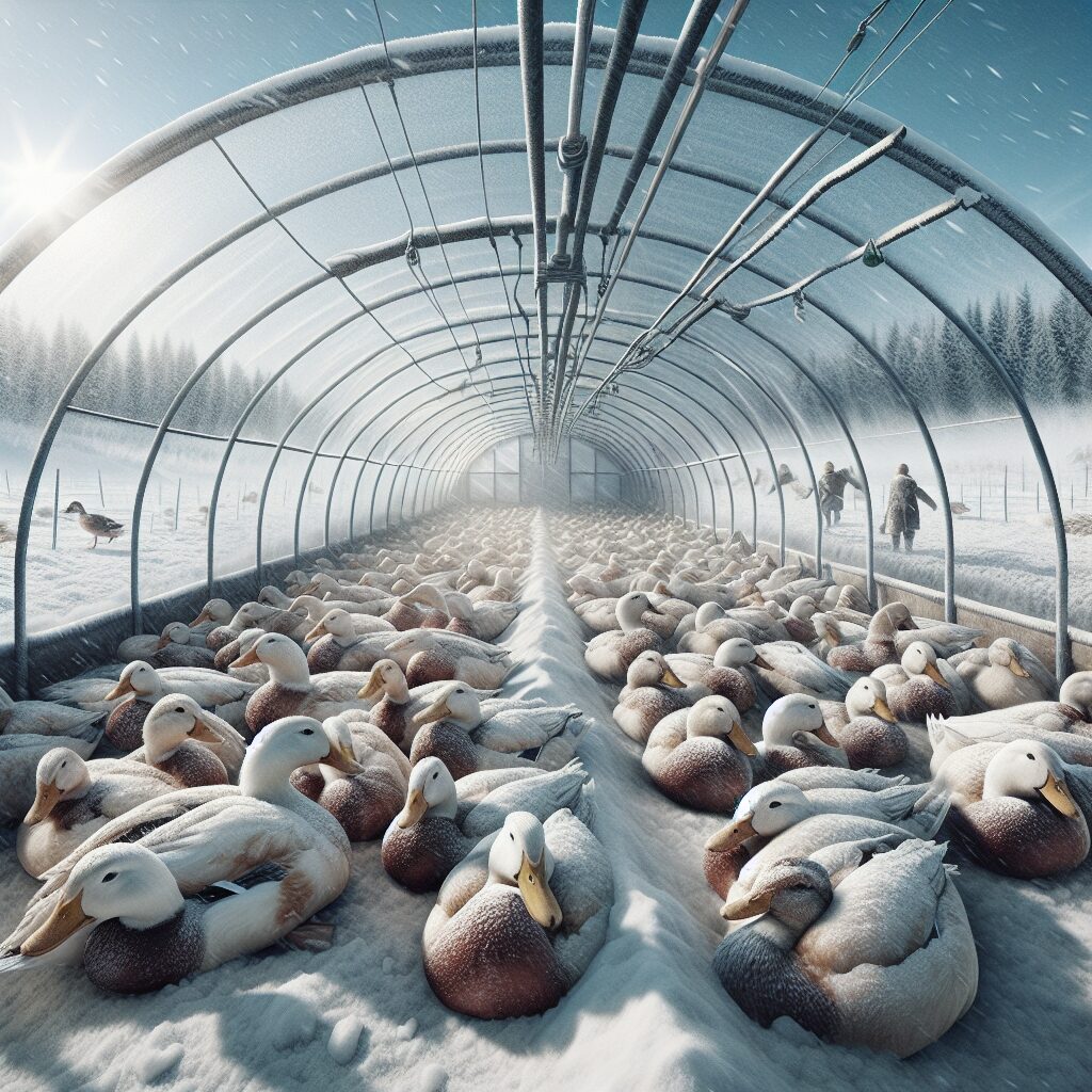 Hodowla kaczek zimą – jak przygotować stado do trudnych warunków?