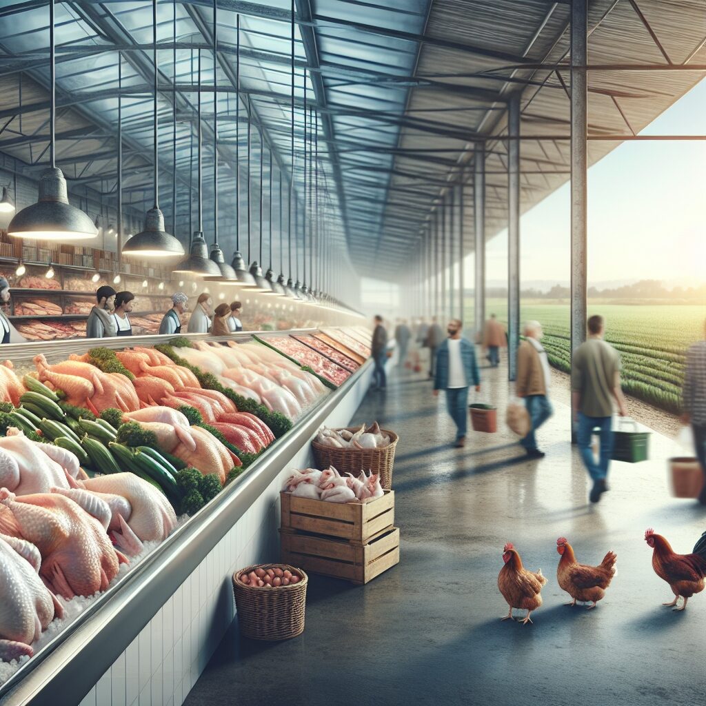 Rynek i sprzedaż mięsa drobiowego