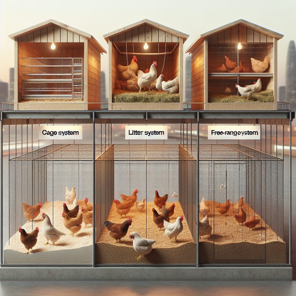 Systemy chowu kur niosek: klatkowy, ściółkowy i wolnowybiegowy – porównanie