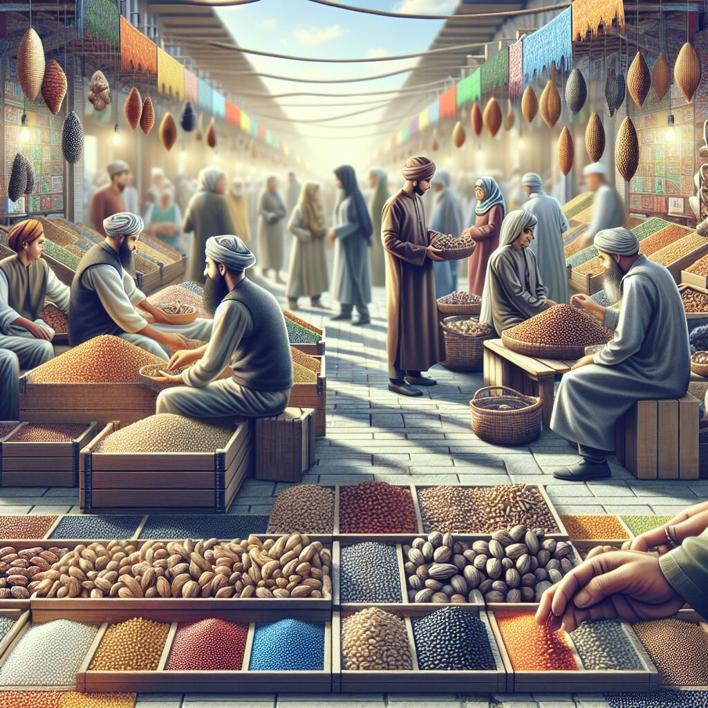 Rynek i sprzedaż orzechów oraz nasion