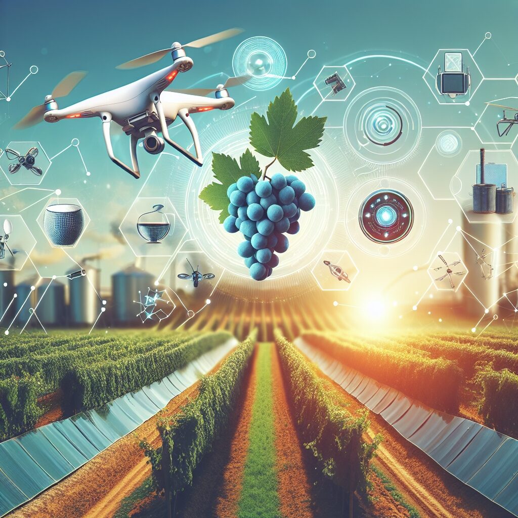 Nowoczesne technologie w uprawie winogron – od czujników po drony
