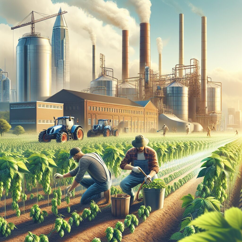 Przemysł piwowarski a zapotrzebowanie na chmiel – jak rolnicy mogą współpracować z browarami?