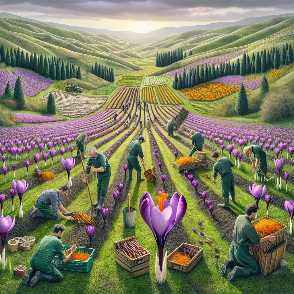 Uprawa szafranu – jak założyć plantację i kiedy zbierać kwiaty?