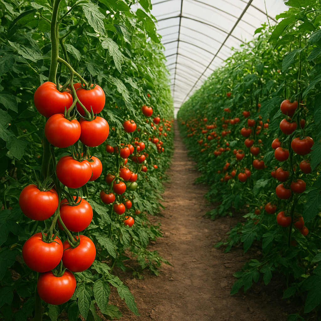 Największy plon w szklarni