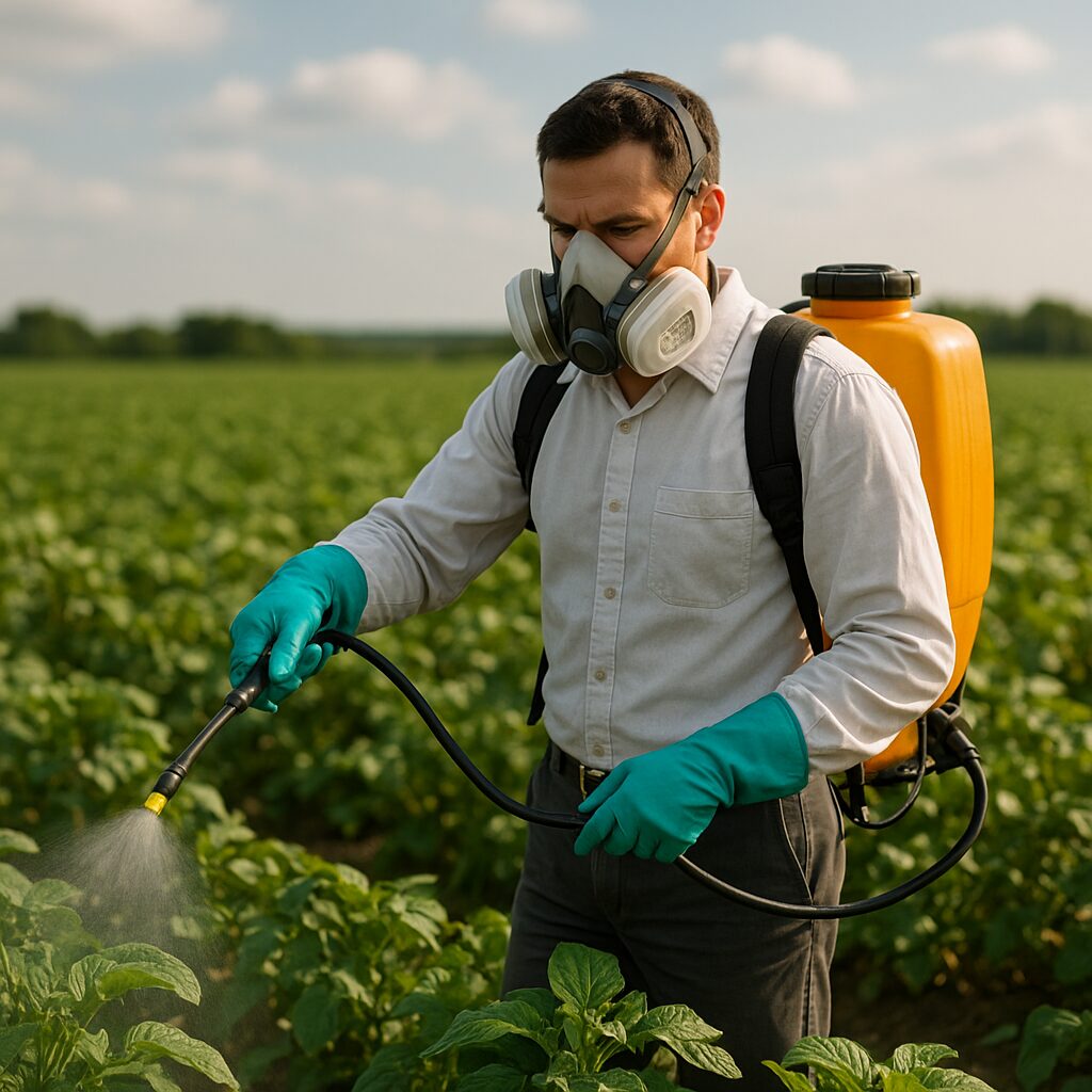 Jak bezpiecznie używać środków ochrony roślin