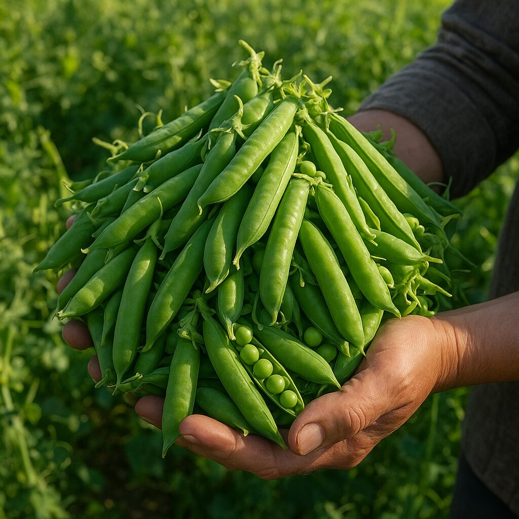 Największy plon grochu