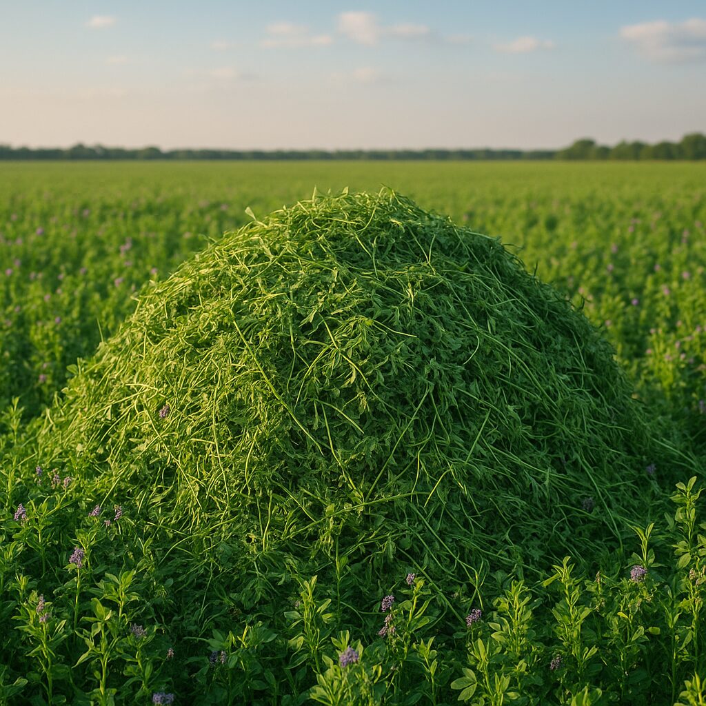 Największy plon lucerny
