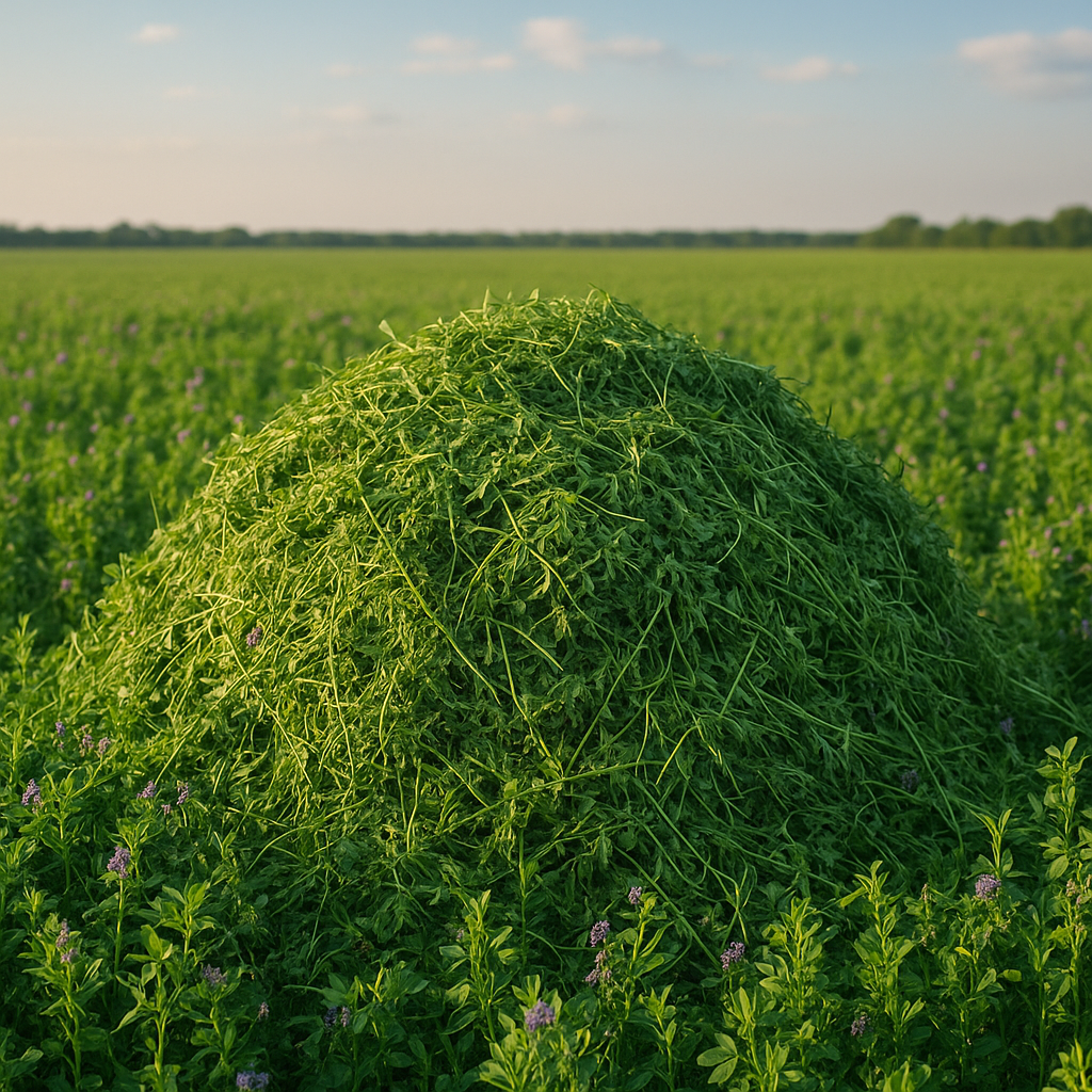 Największy plon lucerny