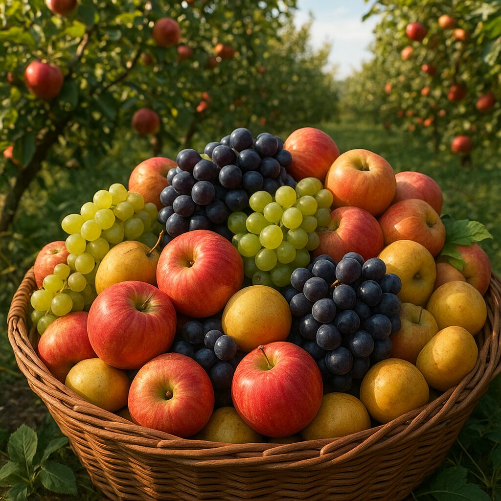 Największy plon owoców