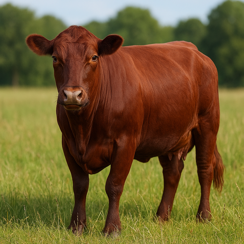Bydło rasy Red Poll
