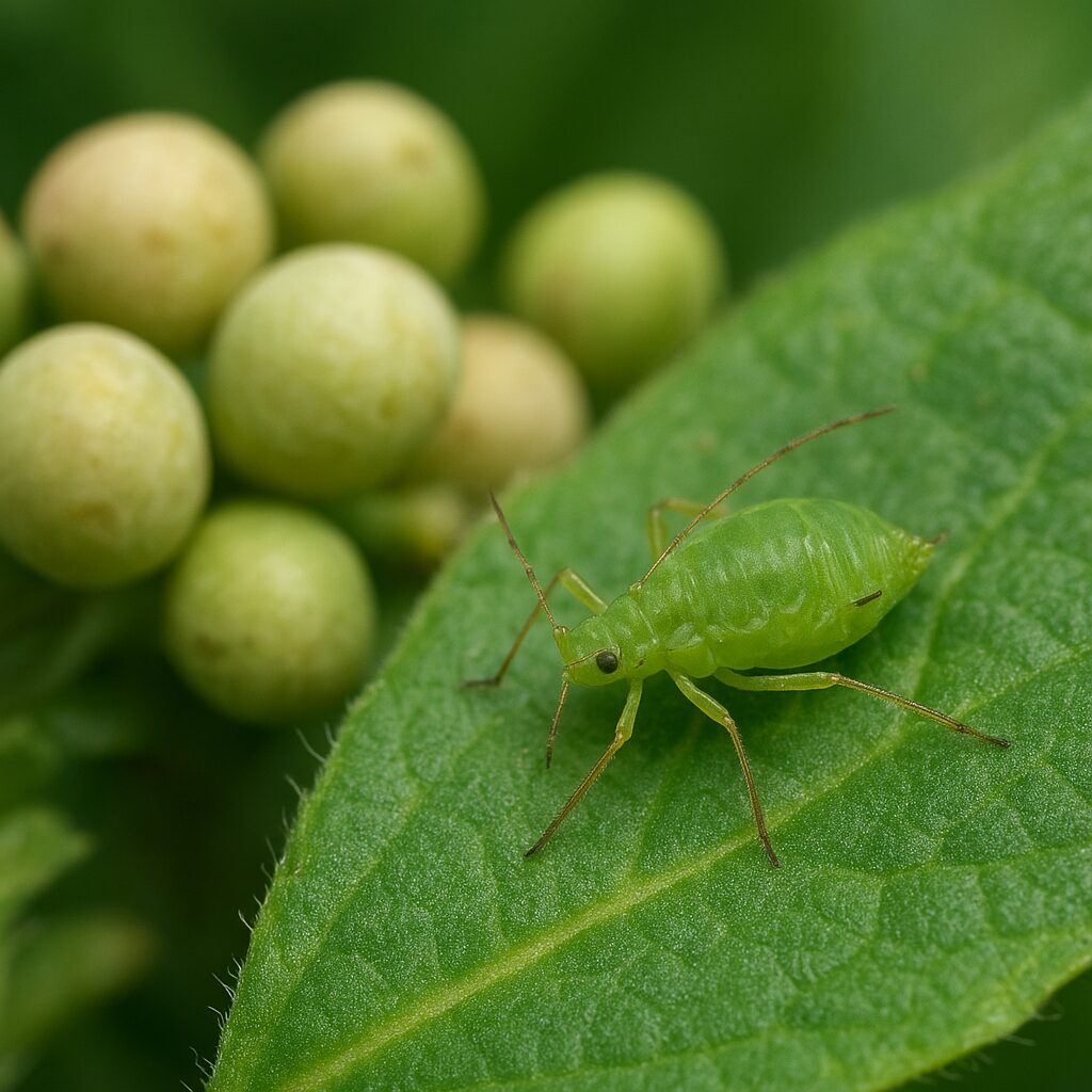 Mszyca grochowa – groch, fasola