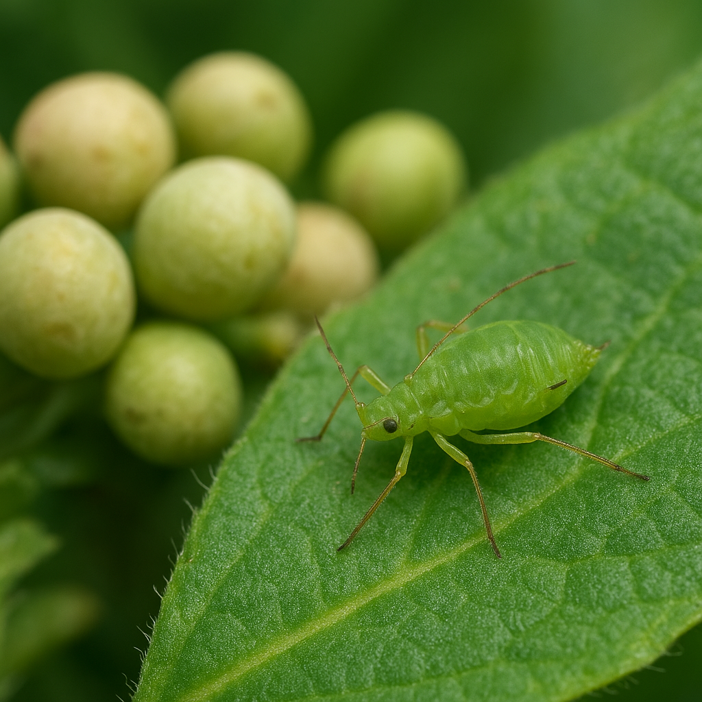 Mszyca grochowa – groch, fasola