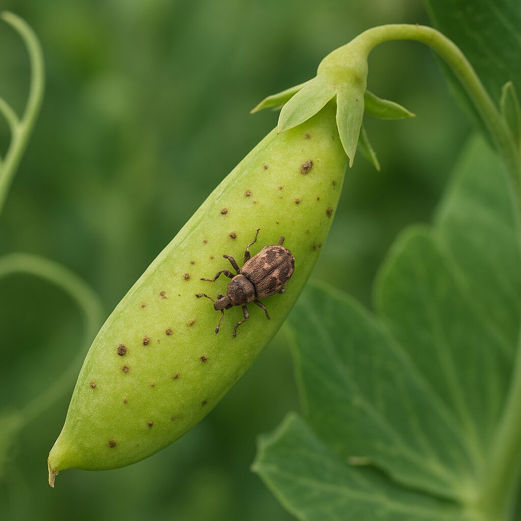Strąkowiec grochowy – groch