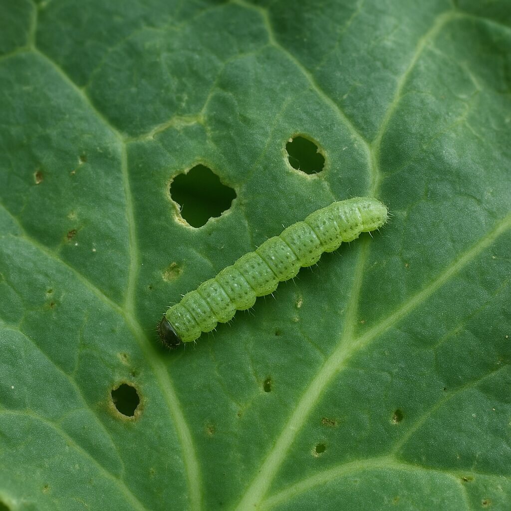 Pryszczarek kapustnik – kapusta
