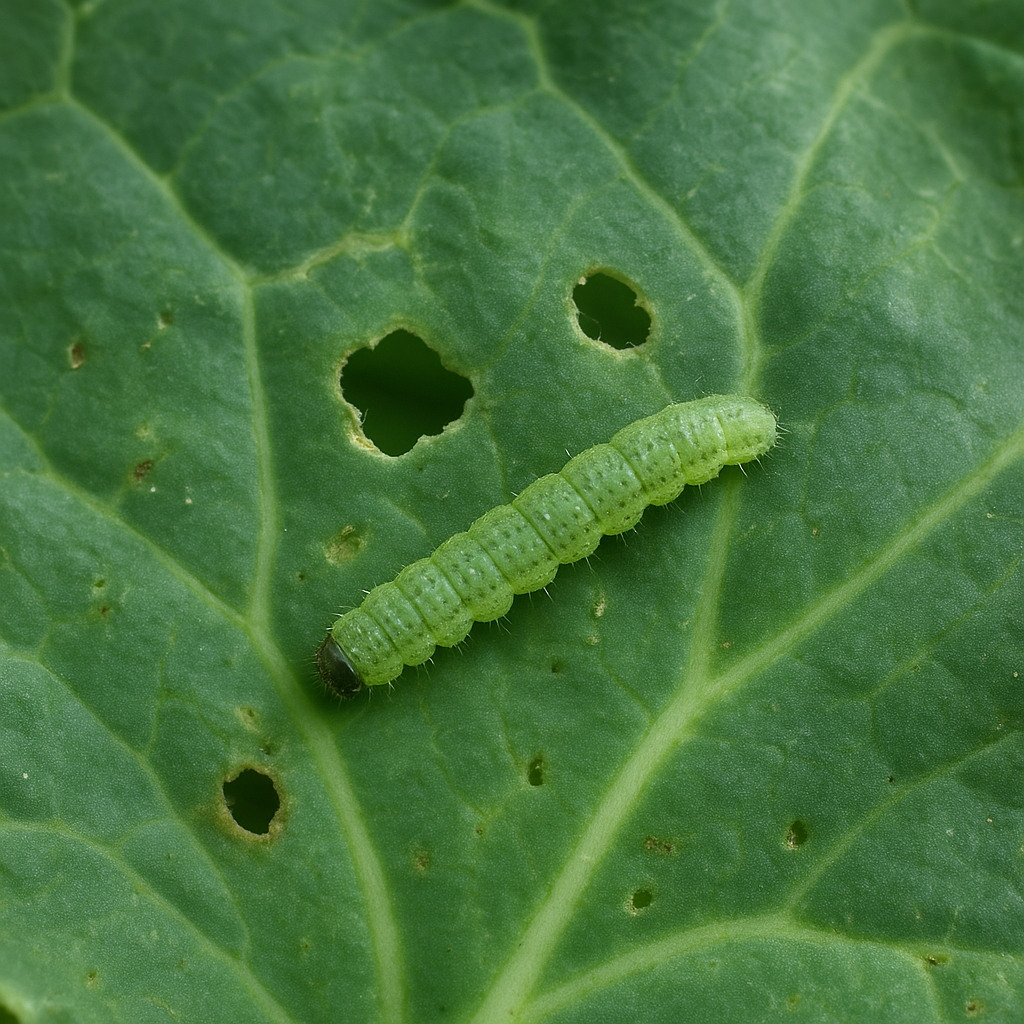 Pryszczarek kapustnik – kapusta