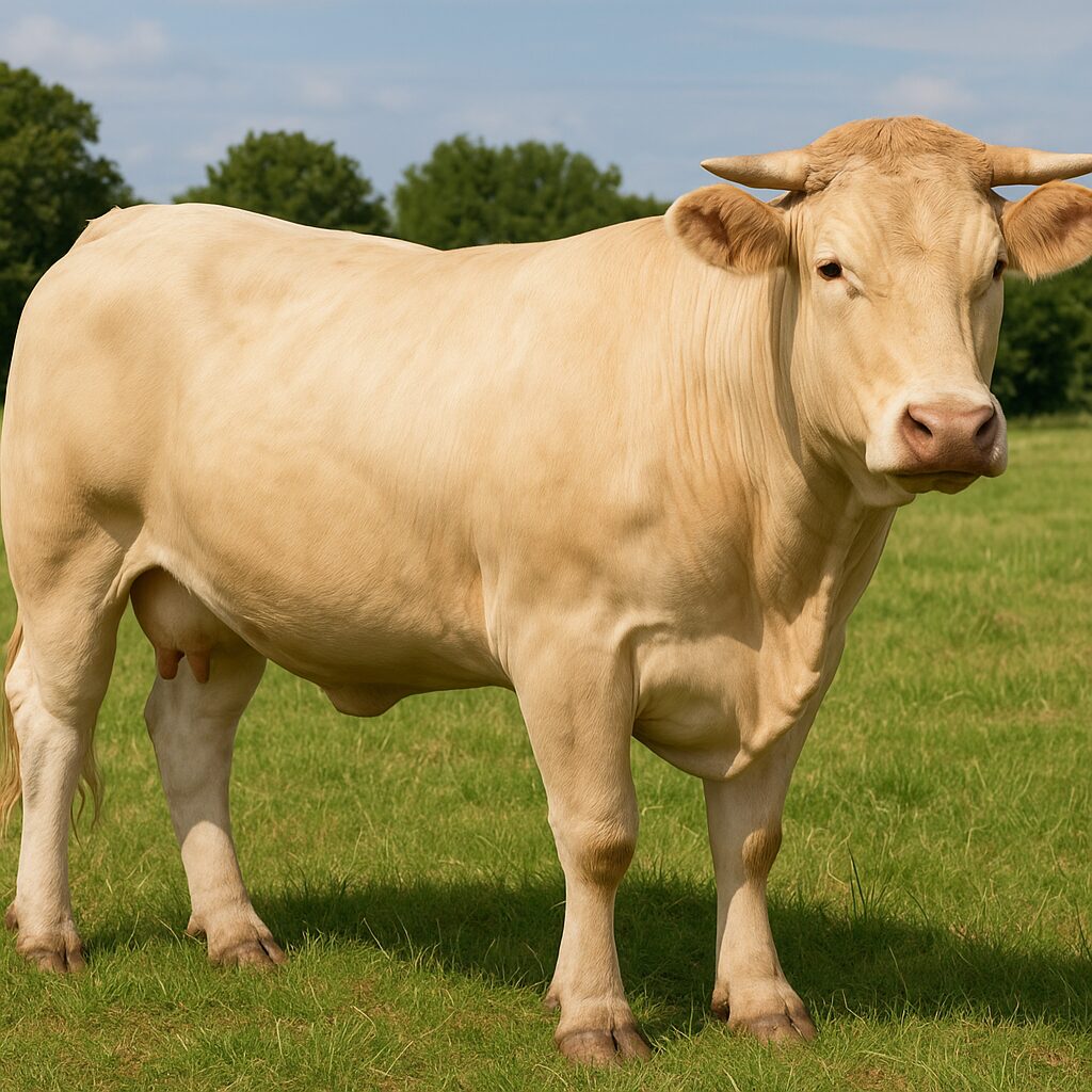 Bydło rasy Blonde d’Aquitaine