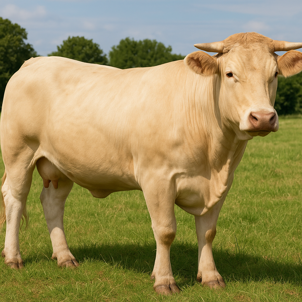 Bydło rasy Blonde d’Aquitaine