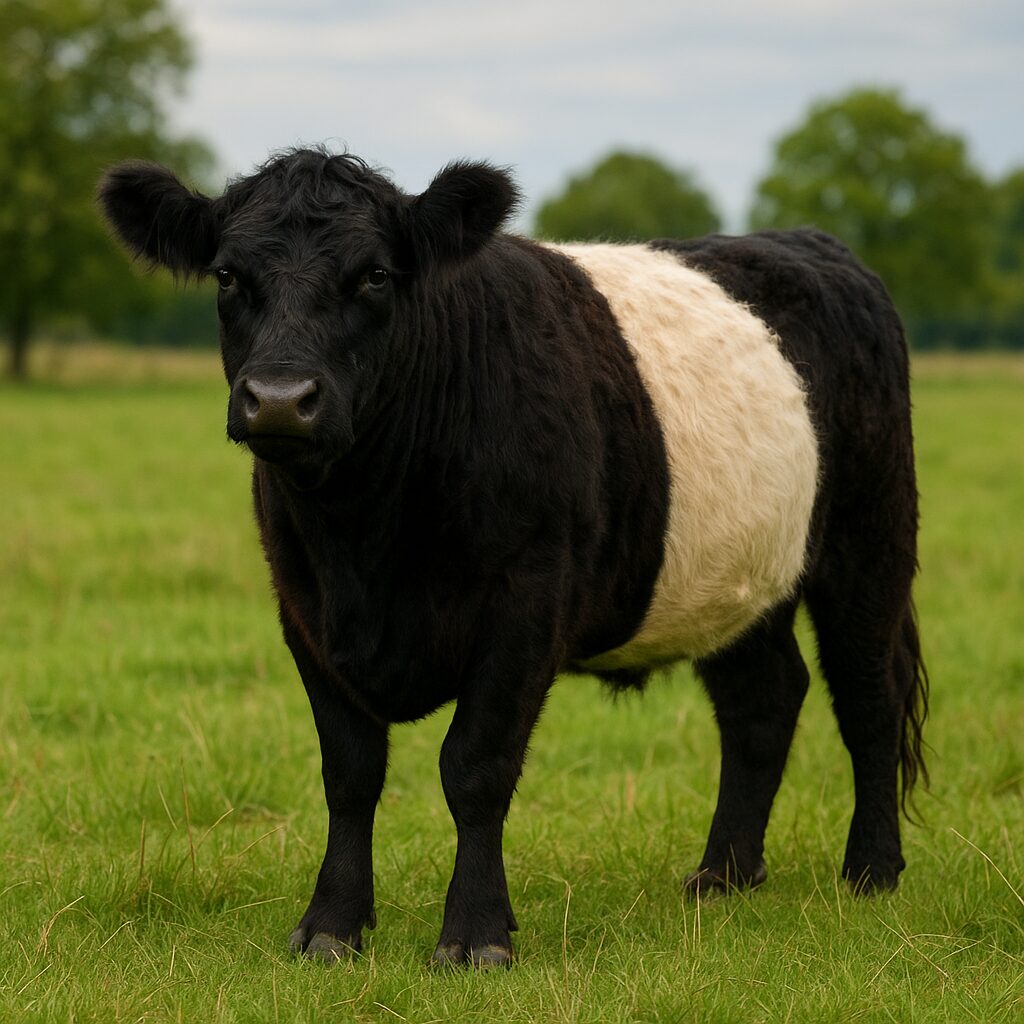 Bydło rasy Belted Galloway