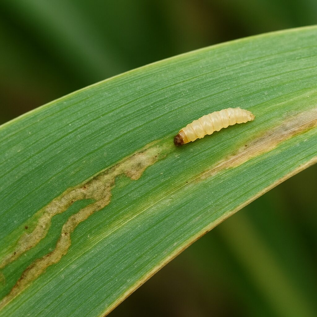 Miniarka liściowa pora – por