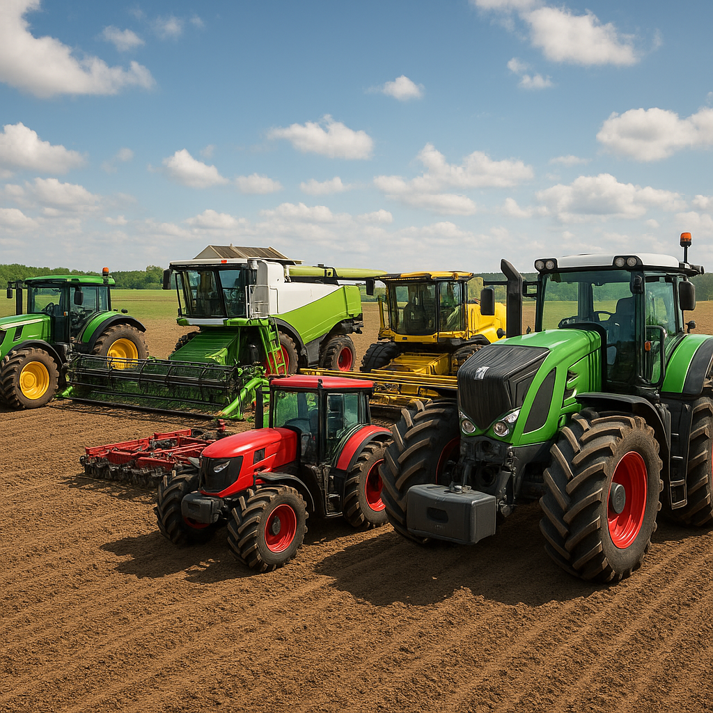 Przegląd nowoczesnych ciągników i maszyn rolniczych