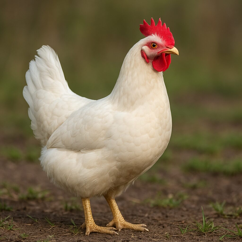 Leghorn – Gallus gallus domesticus – kura