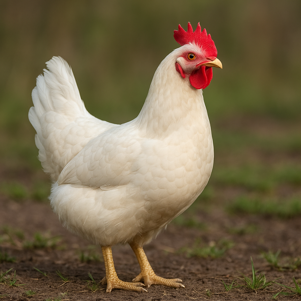 Leghorn – Gallus gallus domesticus – kura
