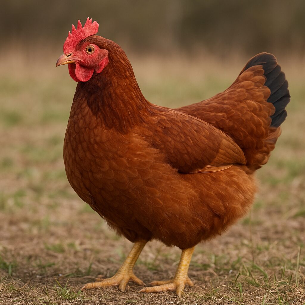 Rhode Island Red – Gallus gallus domesticus – kura
